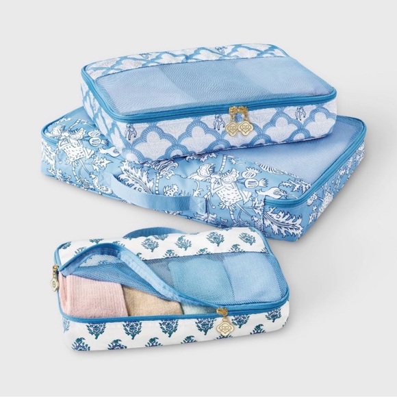 Roller Rabbit x Target 3-piece Packing Cube Set NWT - Picture 3 of 5